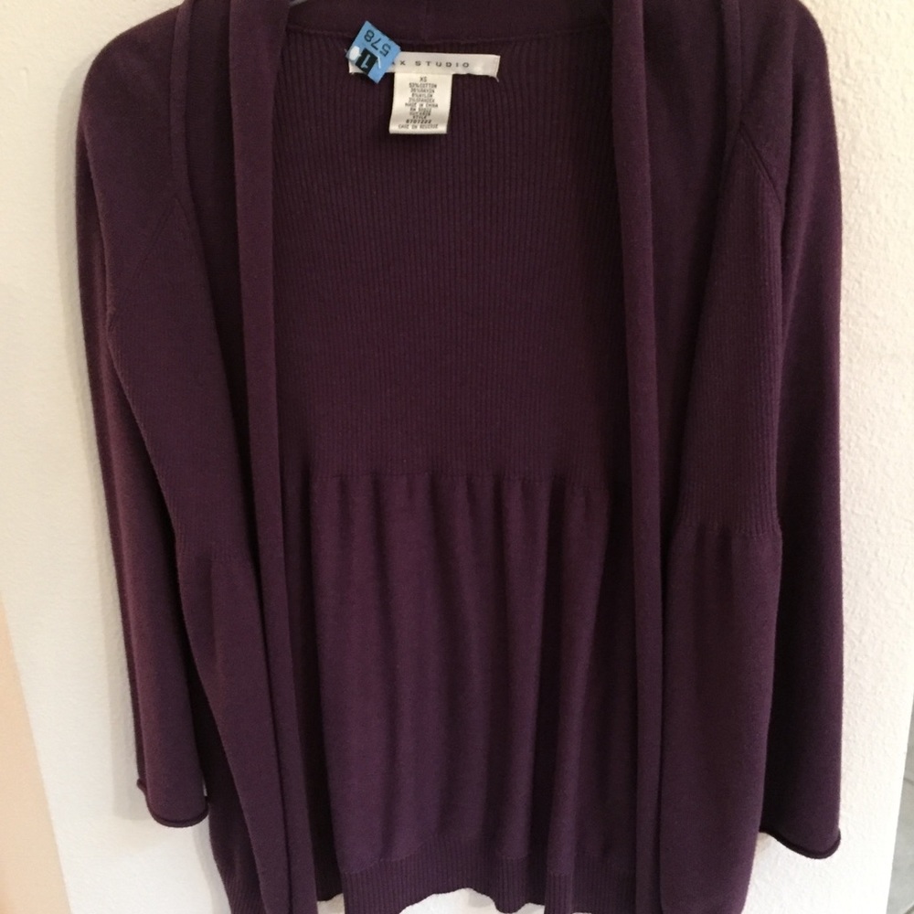 Max Studio Purple Cardigan
